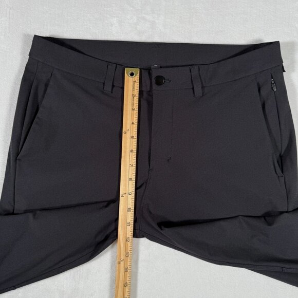 Lululemon Commission Pants Men Size 34 Black Slash Pockets Slim Fit W35 L30 EUC - Picture 5 of 10